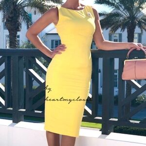 Yellow Midi Dress Sz10